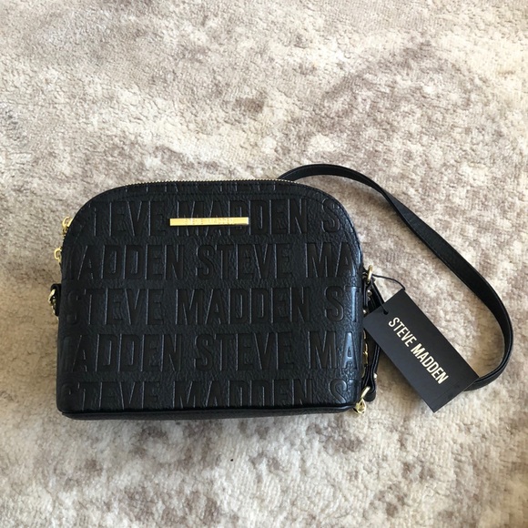 Steve Madden Handbags - NWT Steve Madden Black Bmarylin Logo Crossbody